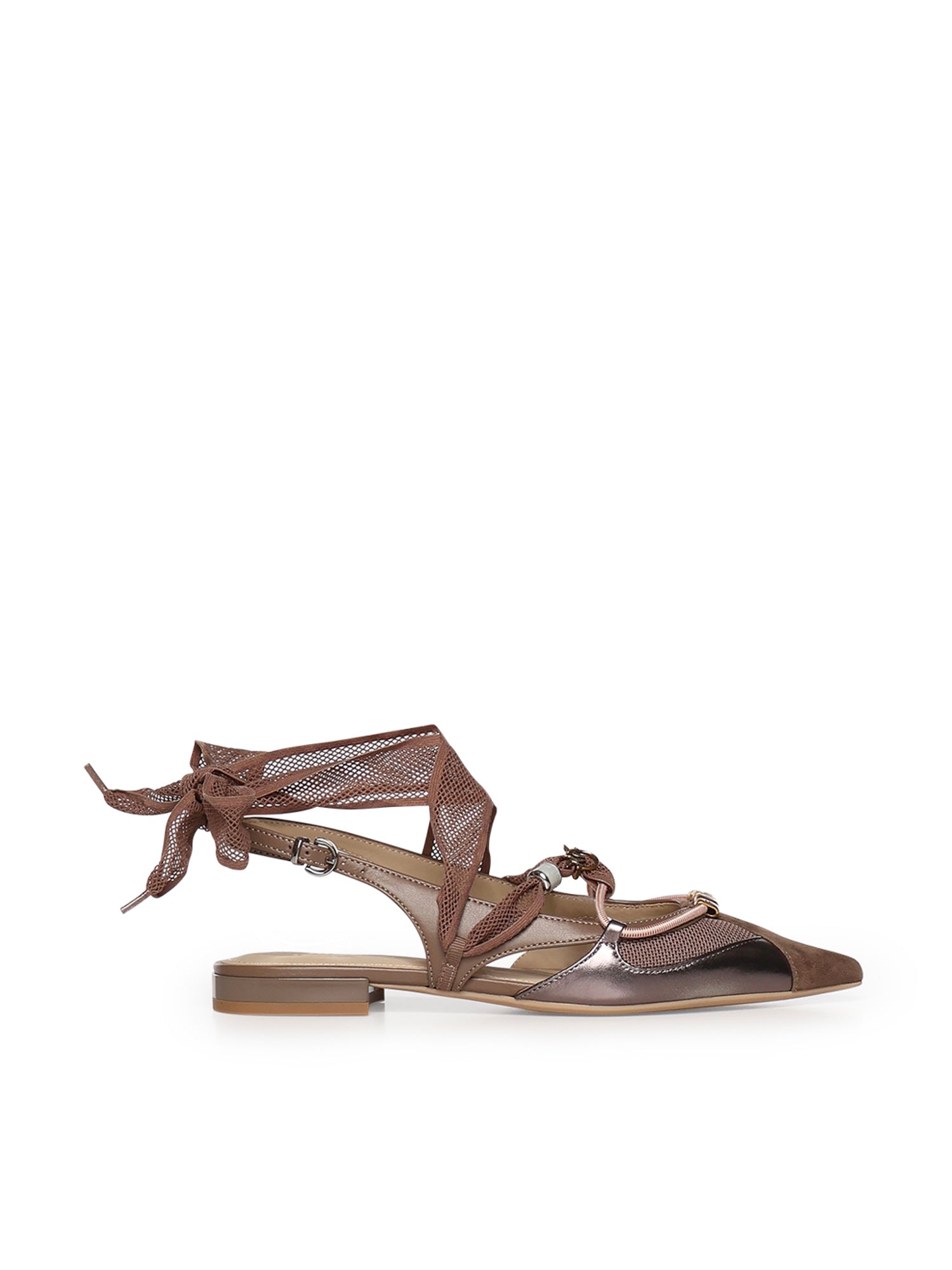 Ballerine slingback con lacci SD0547 P003M28 PINKO 