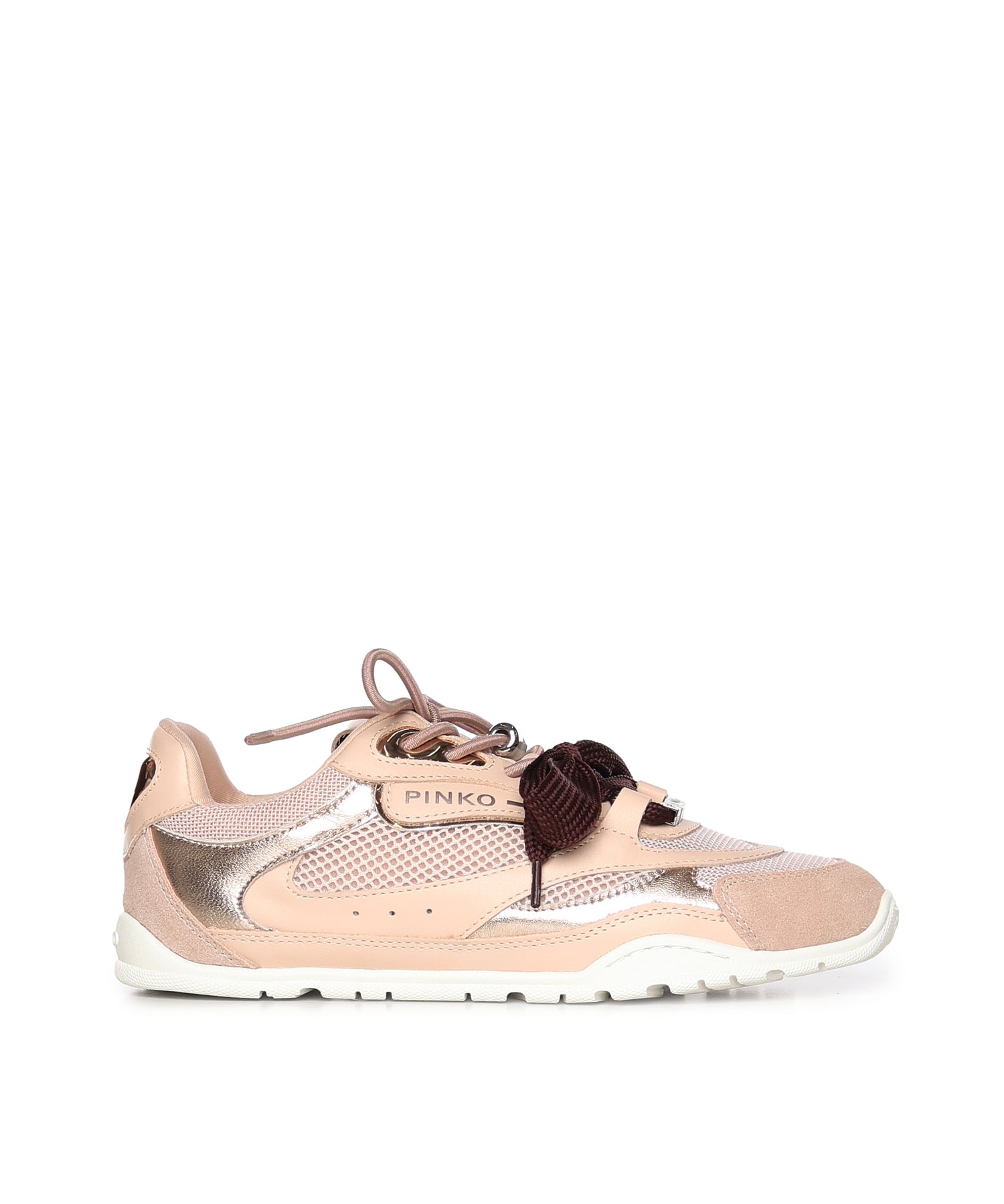 Sneakers con lacci doppi e applicazioni gioiello SS0185 P020P26 PINKO 