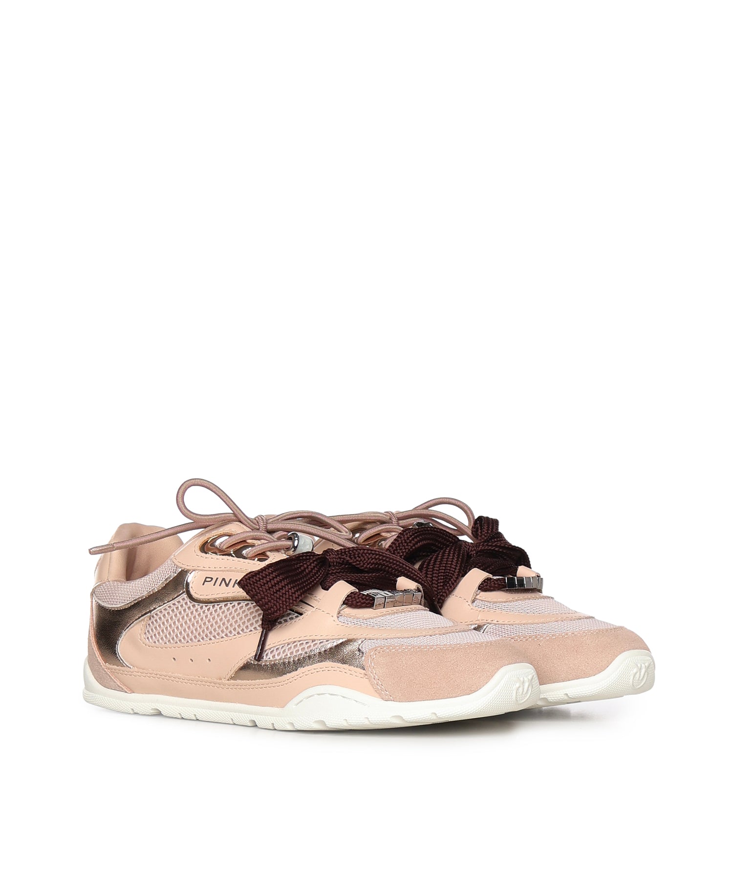 Sneakers con lacci doppi e applicazioni gioiello SS0185 P020P26 PINKO 