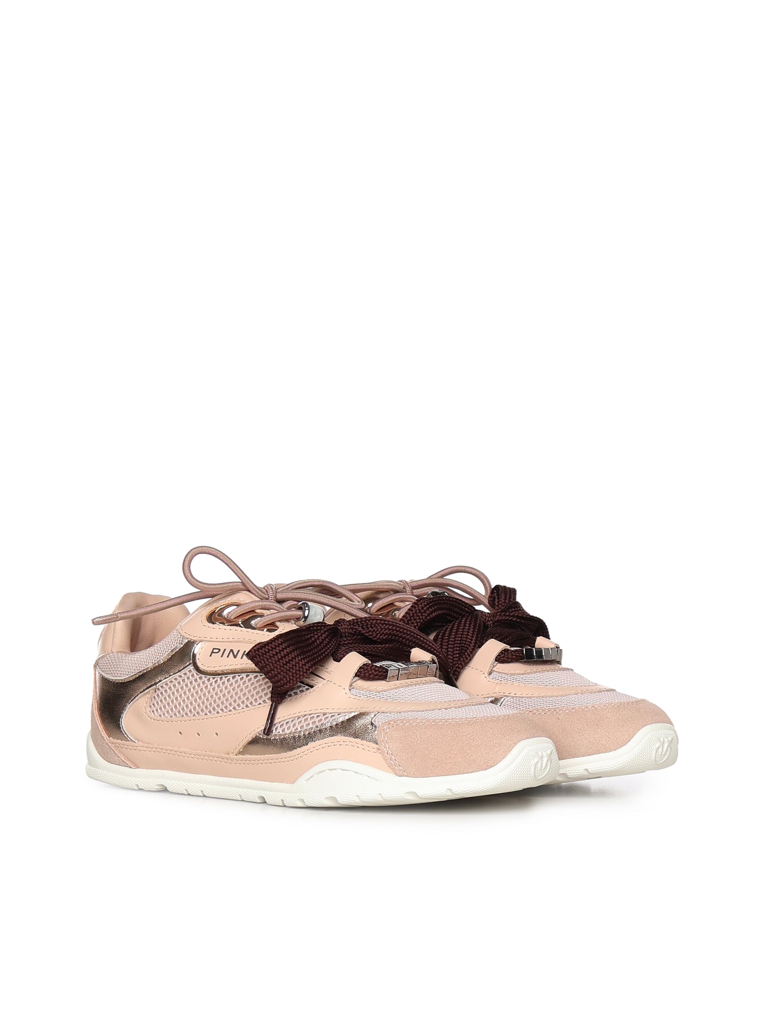 Sneakers con lacci doppi e applicazioni gioiello SS0185 P020P26 PINKO 