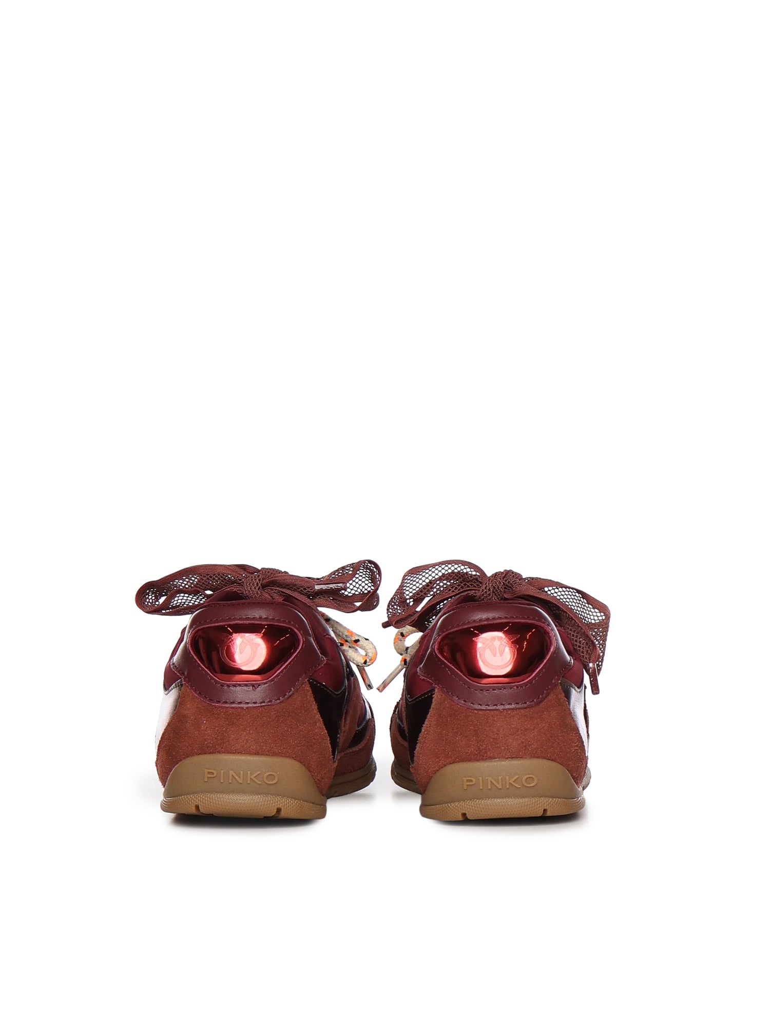 Sneakers con lacci doppi e applicazioni gioiello SS0185 P076CR8 PINKO 