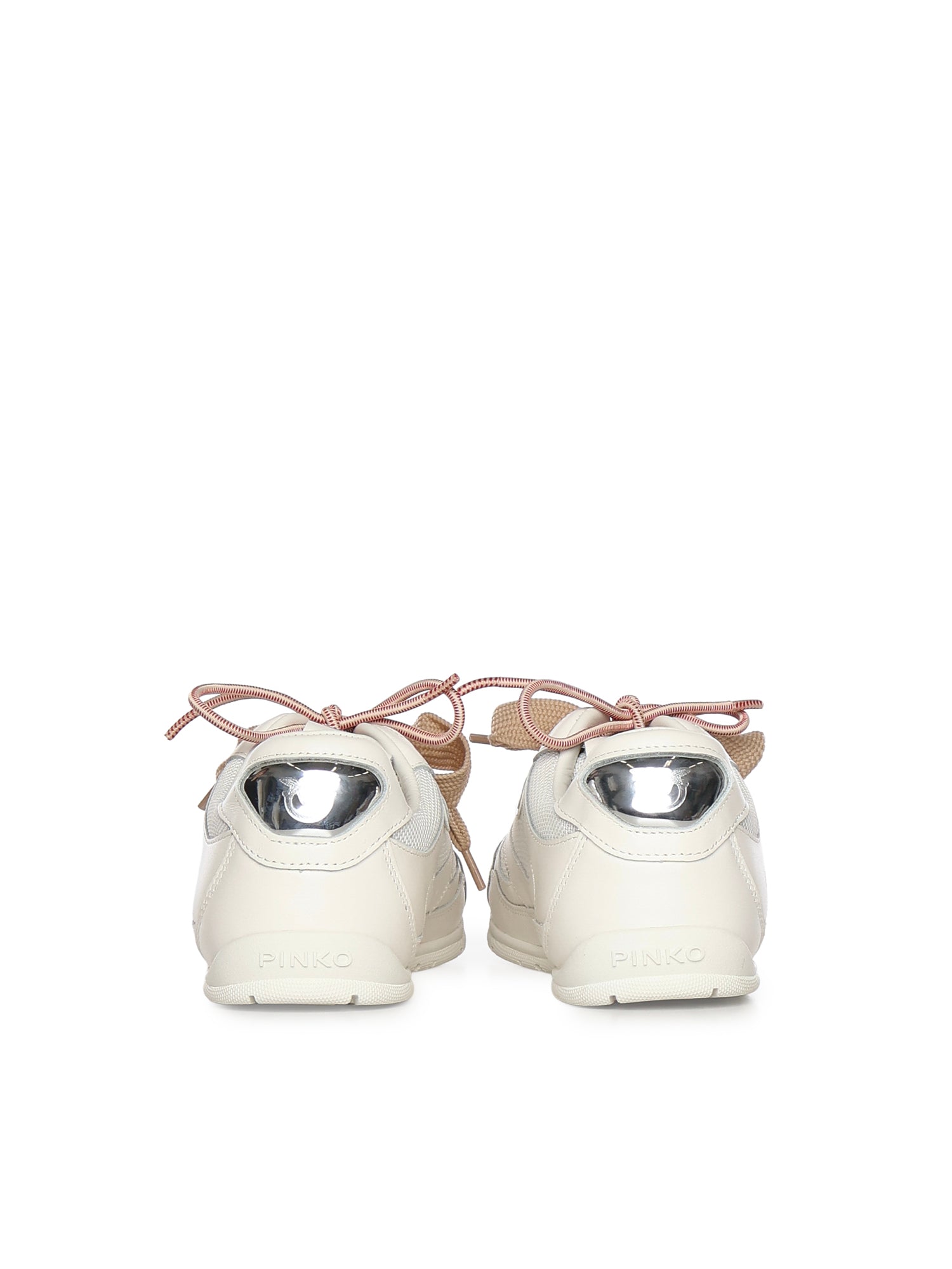 Sneakers con lacci doppi, cristallo e charm SS0185 P132Z1B PINKO 