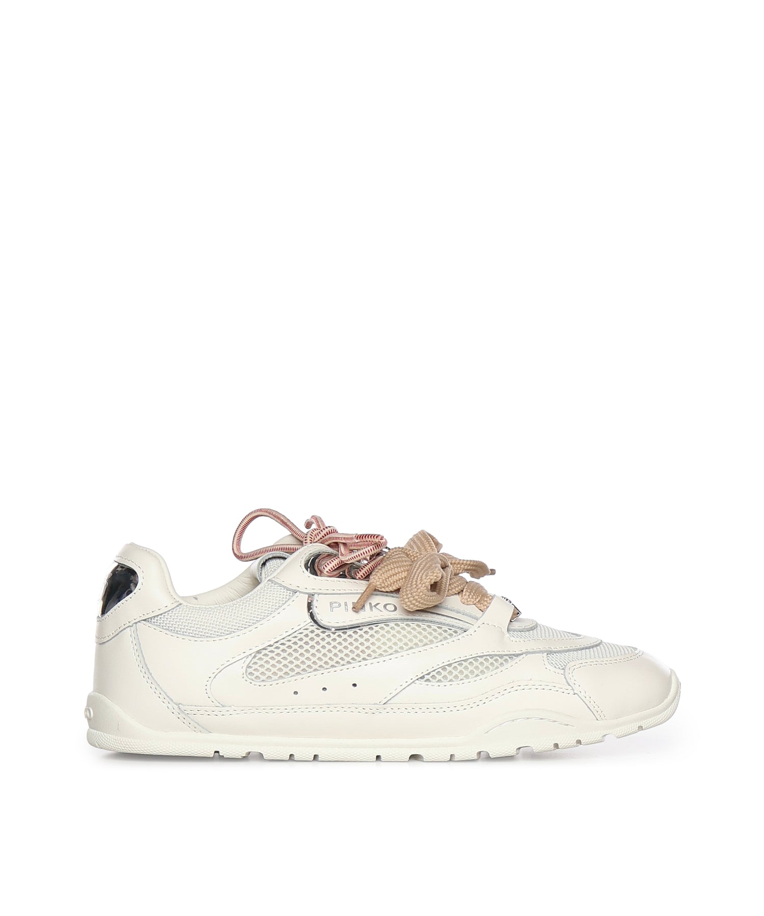 Sneakers con lacci doppi, cristallo e charm SS0185 P132Z1B PINKO 
