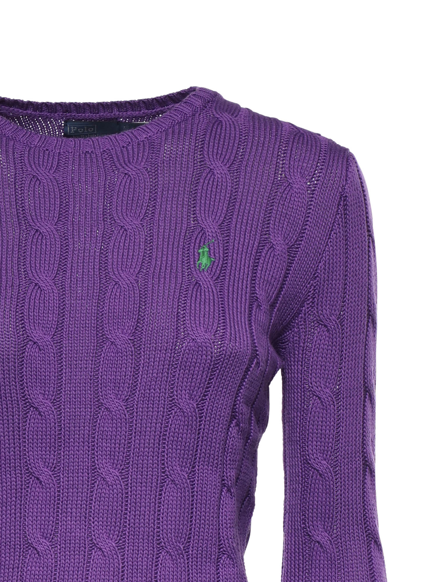 Maglia in cotone a trecce 211971869 503 POLO RALPH LAUREN 