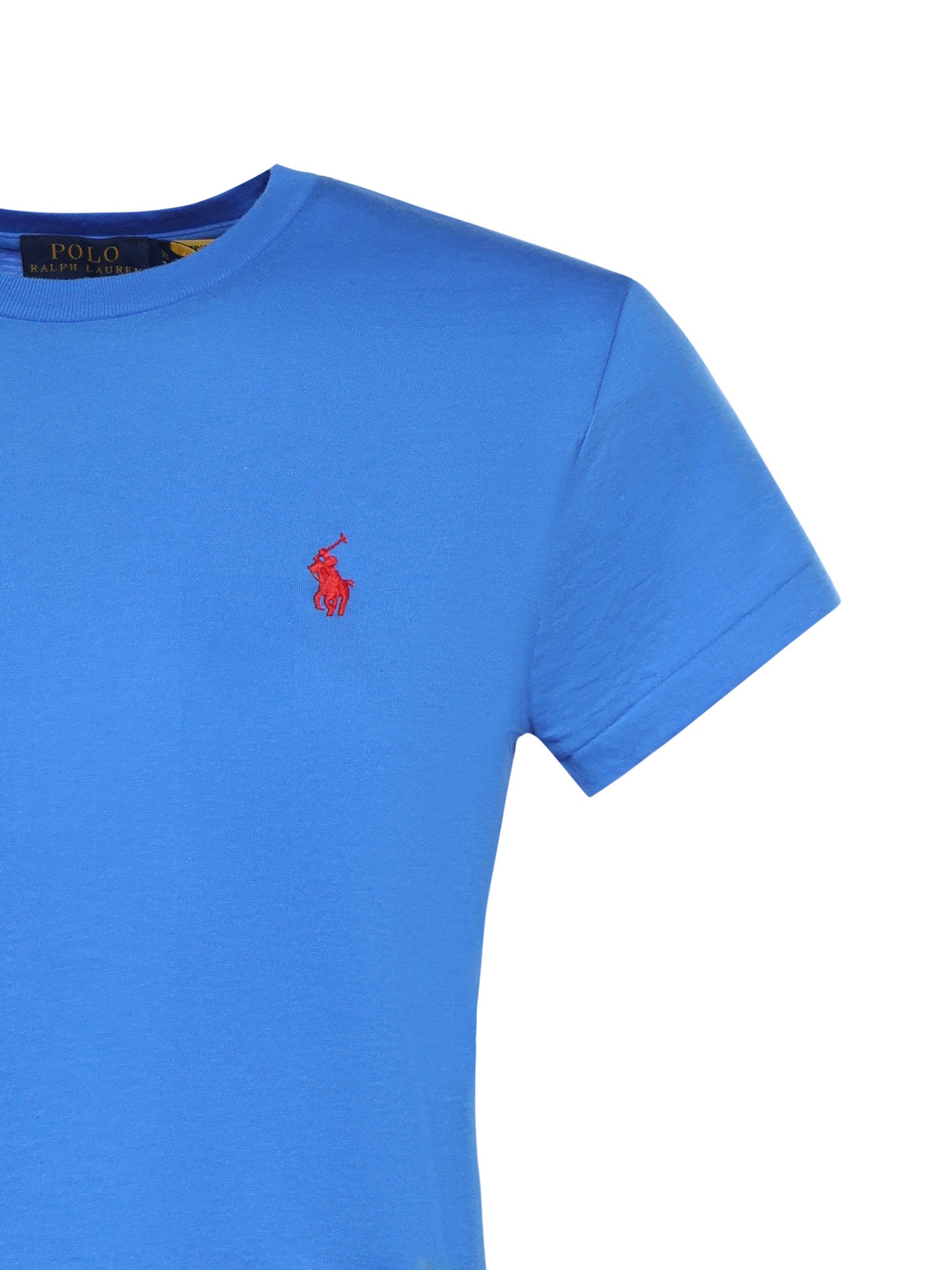 T-shirt in cotone con logo 211B14605 004 POLO RALPH LAUREN 