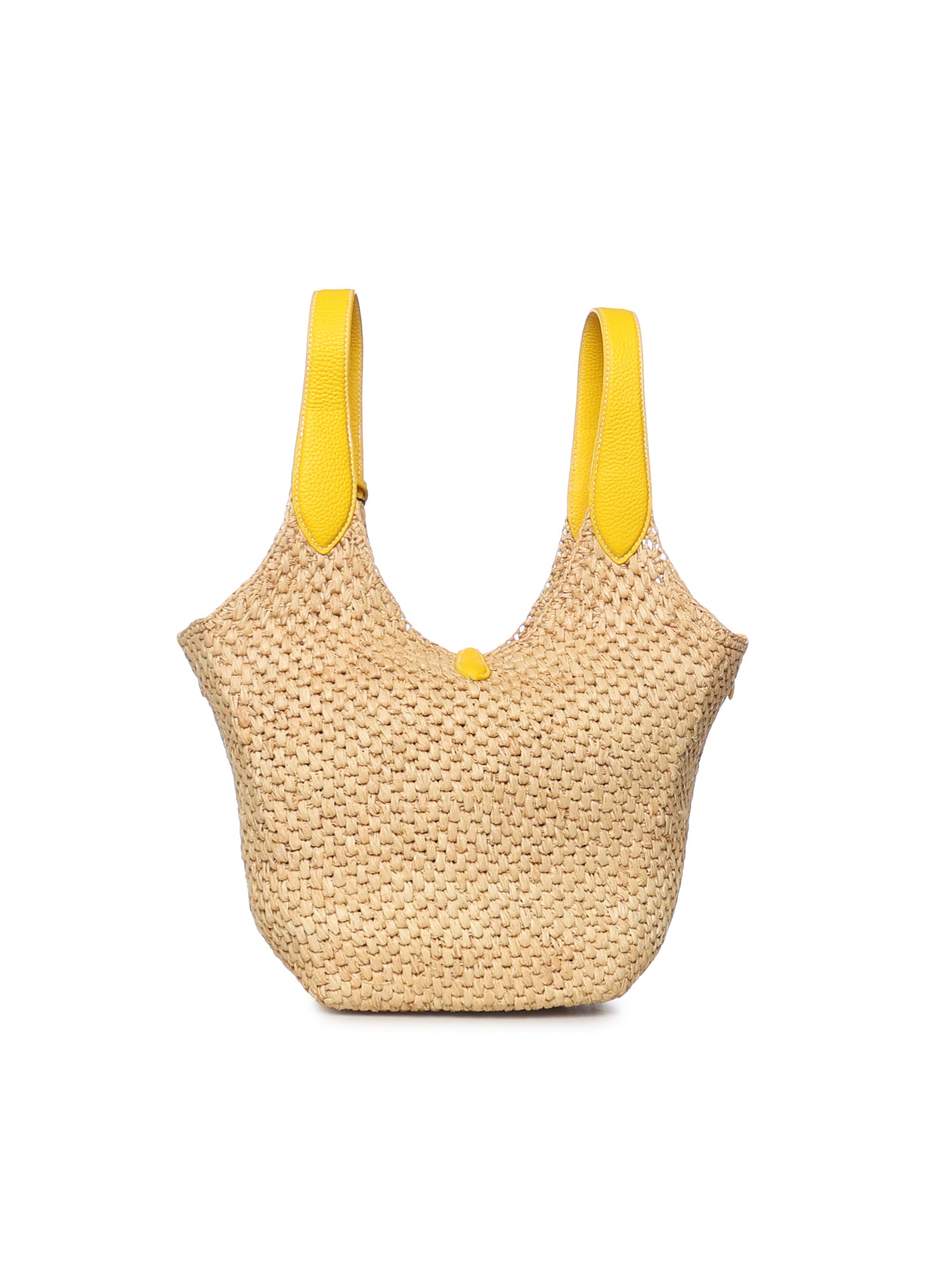 Borsa tote Polo Play in rafia e pelle 428978557 001 POLO RALPH LAUREN 