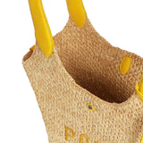 Borsa tote Polo Play in rafia e pelle 428978557 001 POLO RALPH LAUREN 