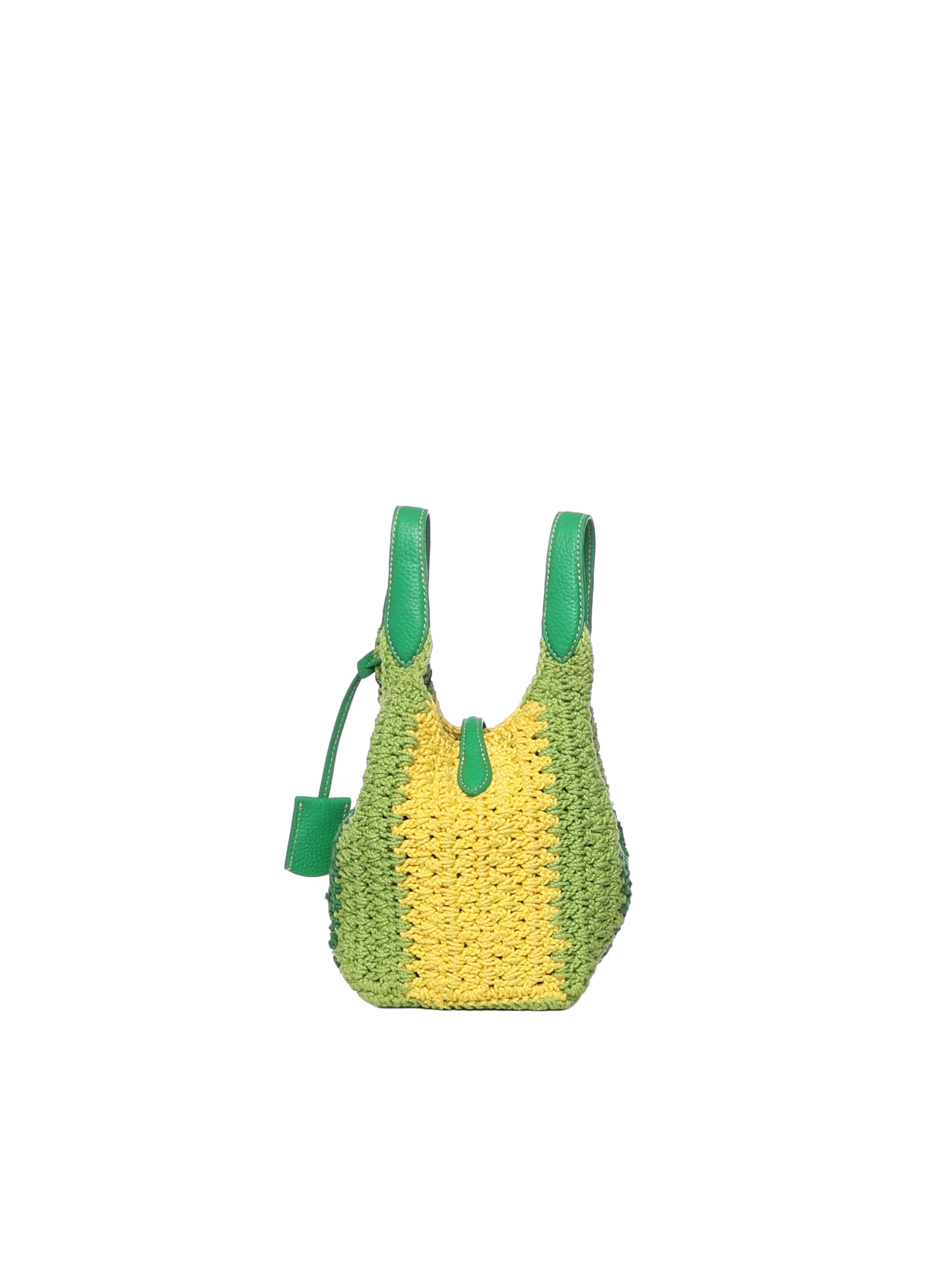 Borsa tote Polo Play piccola all'uncinetto 428P01444 002 POLO RALPH LAUREN 