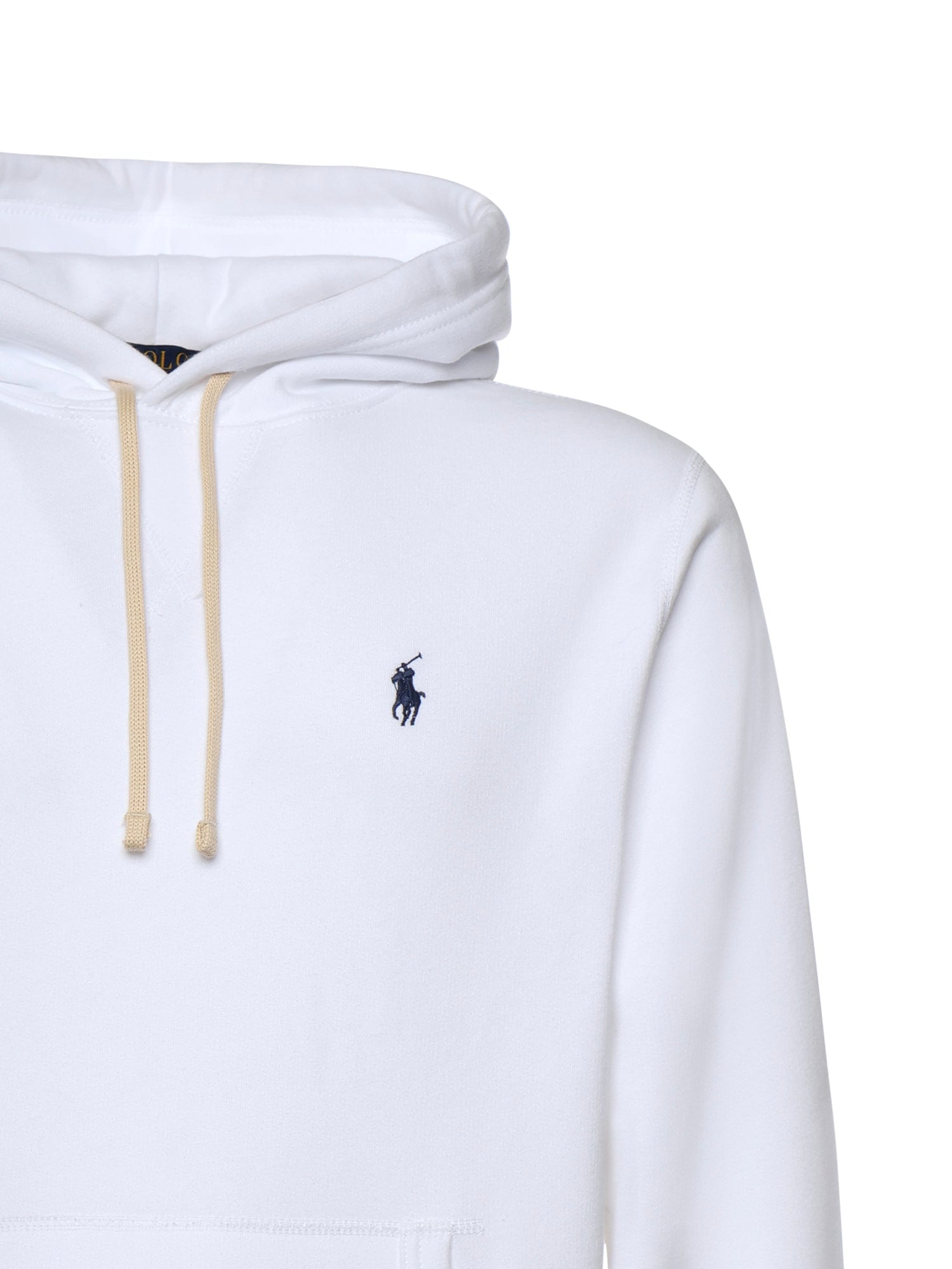 Felpa in misto cotone con cappuccio<BR/> 710766778 009 POLO RALPH LAUREN 