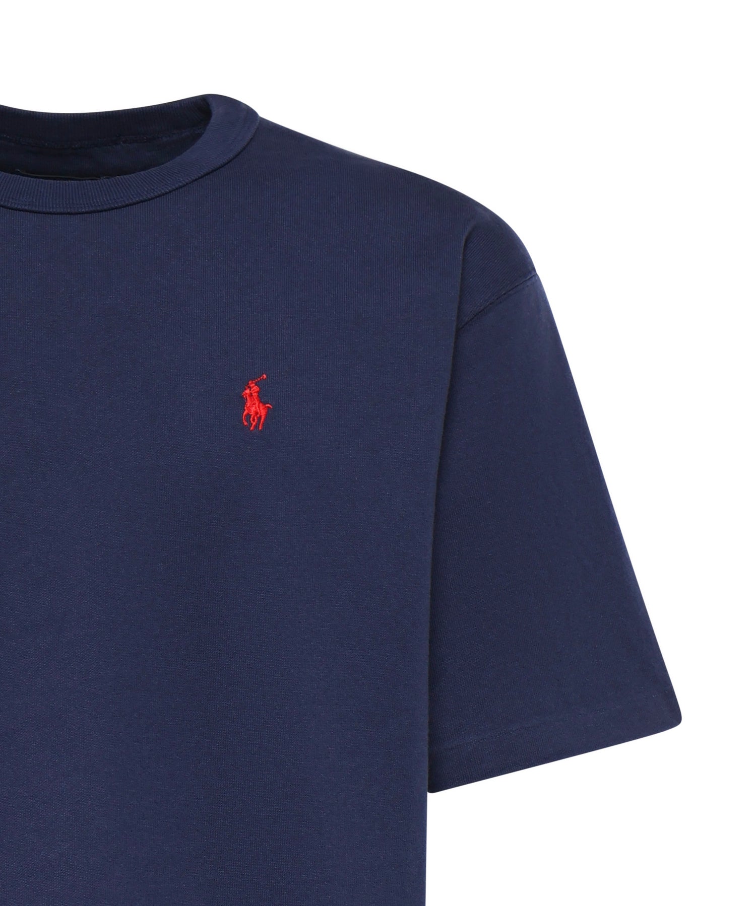 T-shirt in cotone con logo 710A12979 003 POLO RALPH LAUREN 