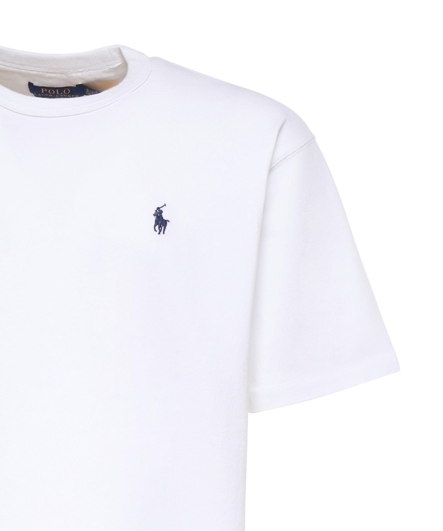 T-shirt in cotone con logo 710A12979 004 POLO RALPH LAUREN 