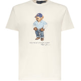 T-shirt con stampa in cotone 710B14615 001 POLO RALPH LAUREN 