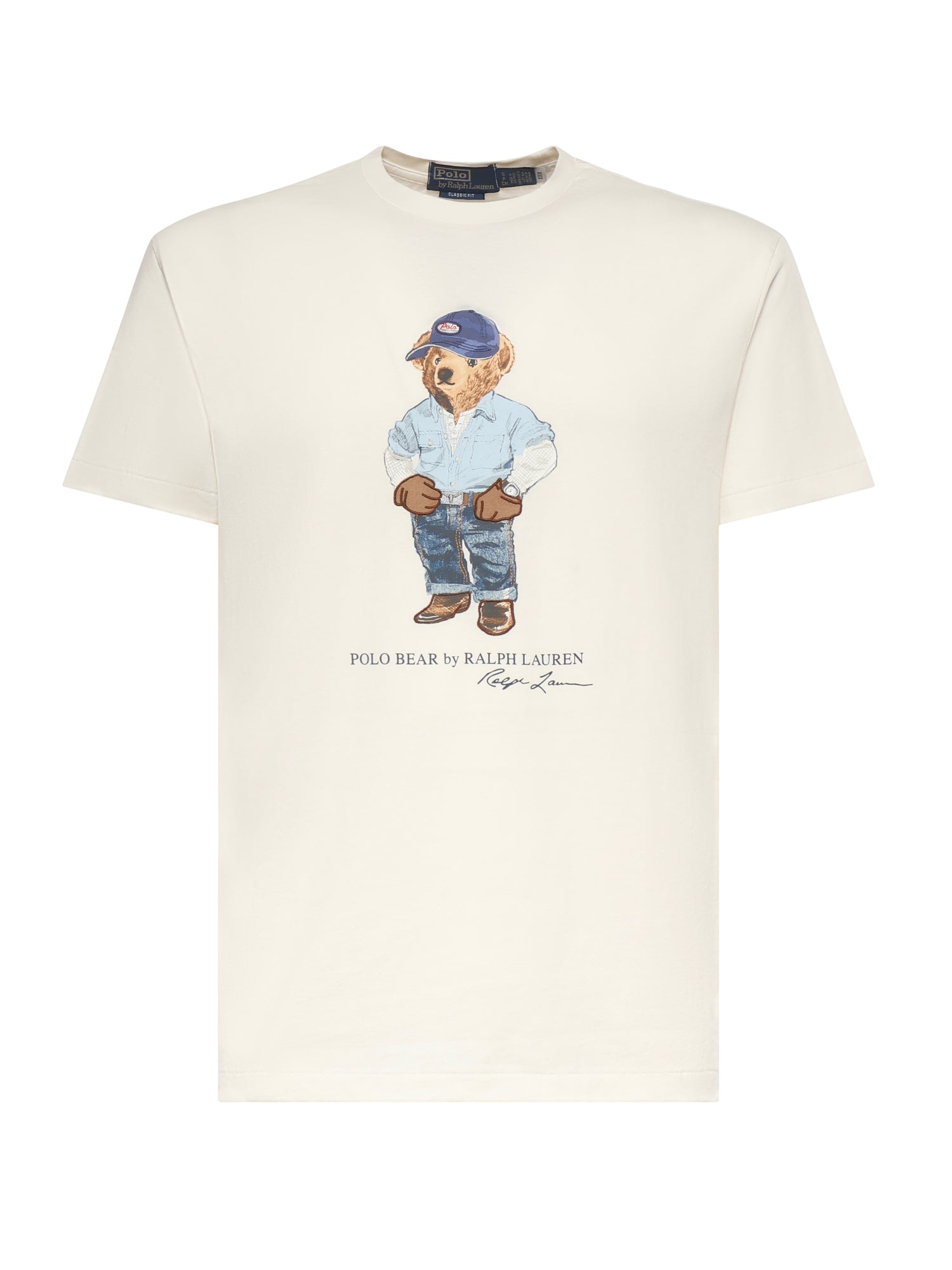 T-shirt con stampa in cotone 710B14615 001 POLO RALPH LAUREN 
