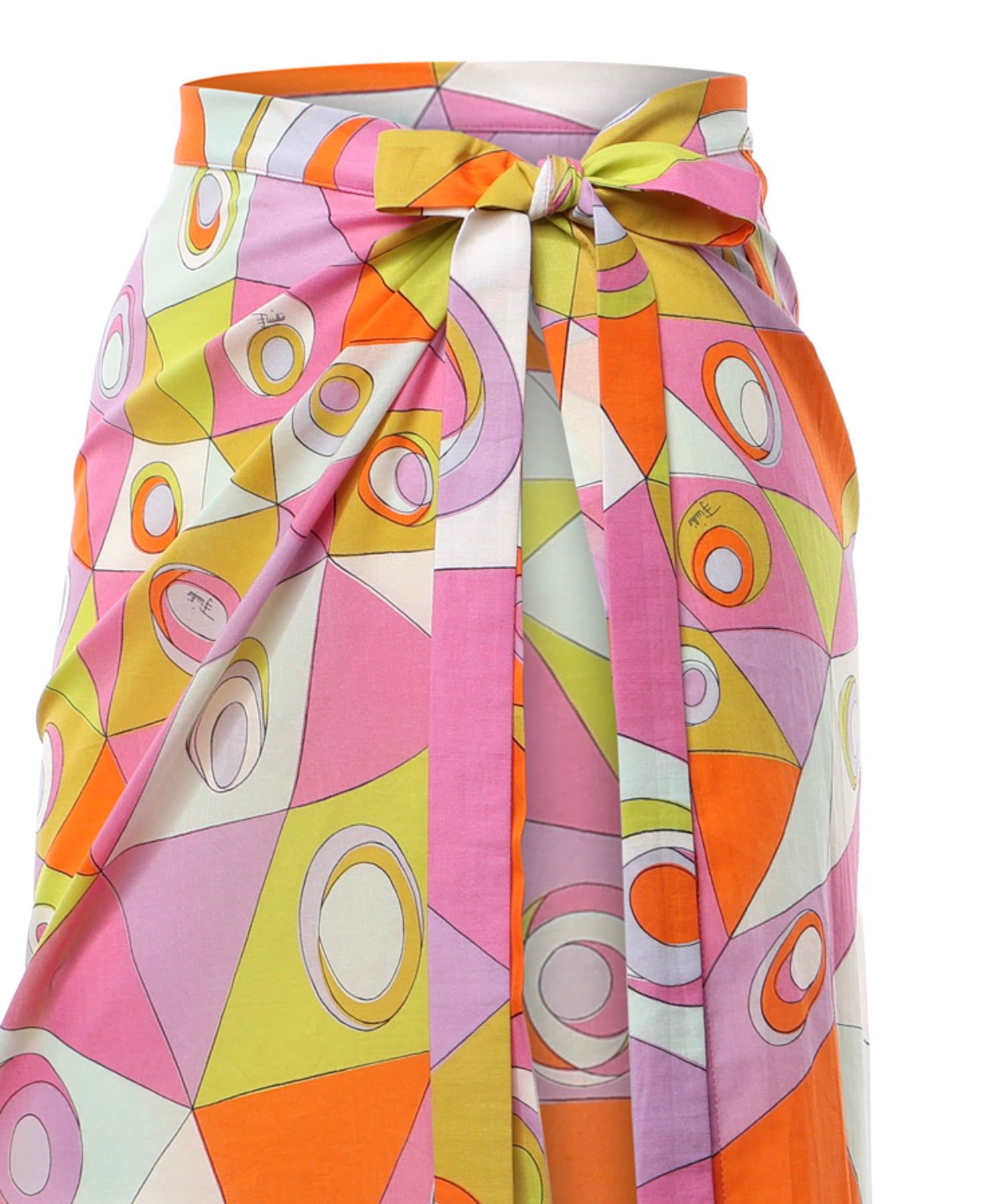 Gonna pareo in cotone con stampa Occhi 6HPD51 6H724051 PUCCI 