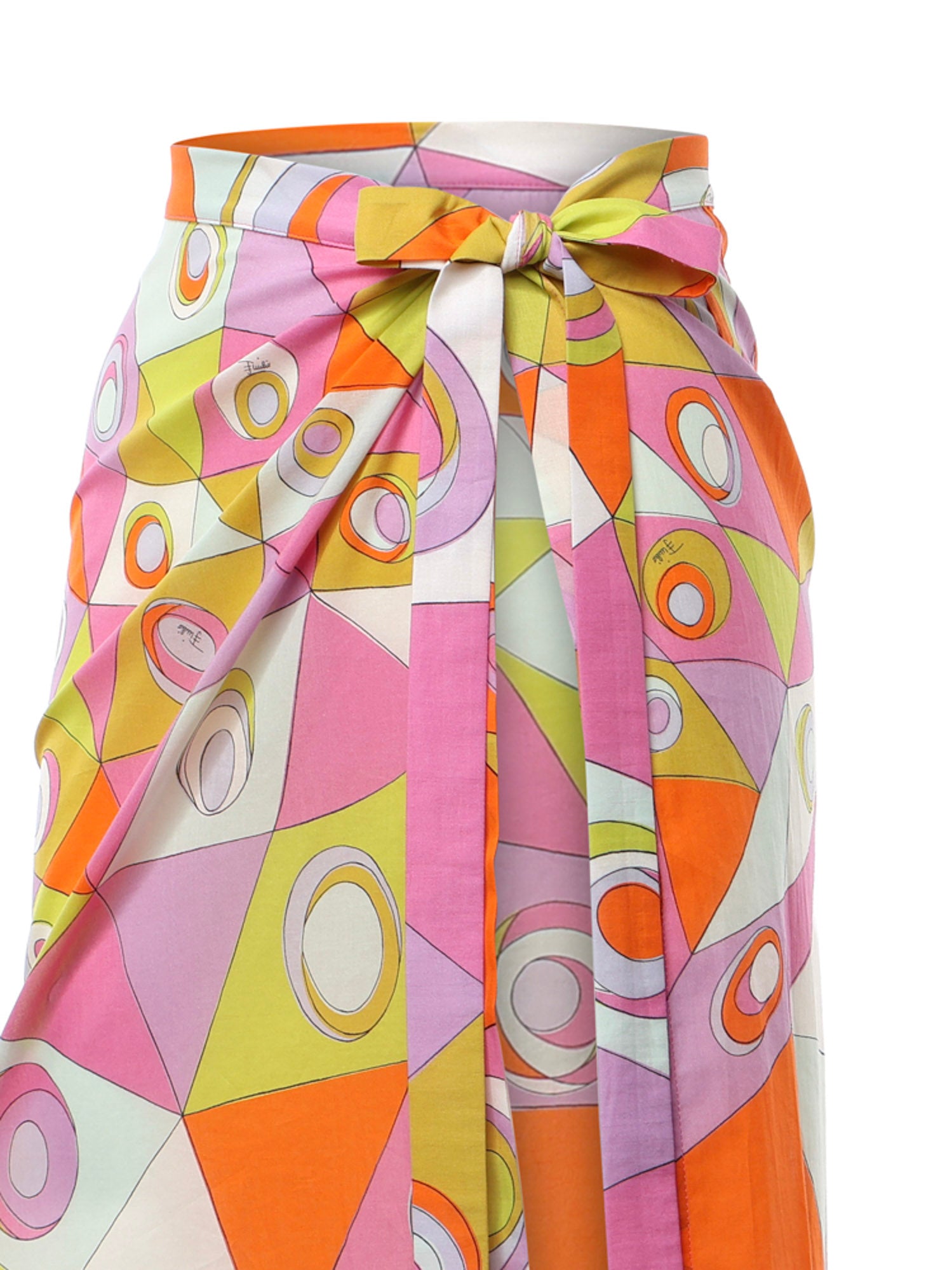 Gonna pareo in cotone con stampa Occhi 6HPD51 6H724051 PUCCI 