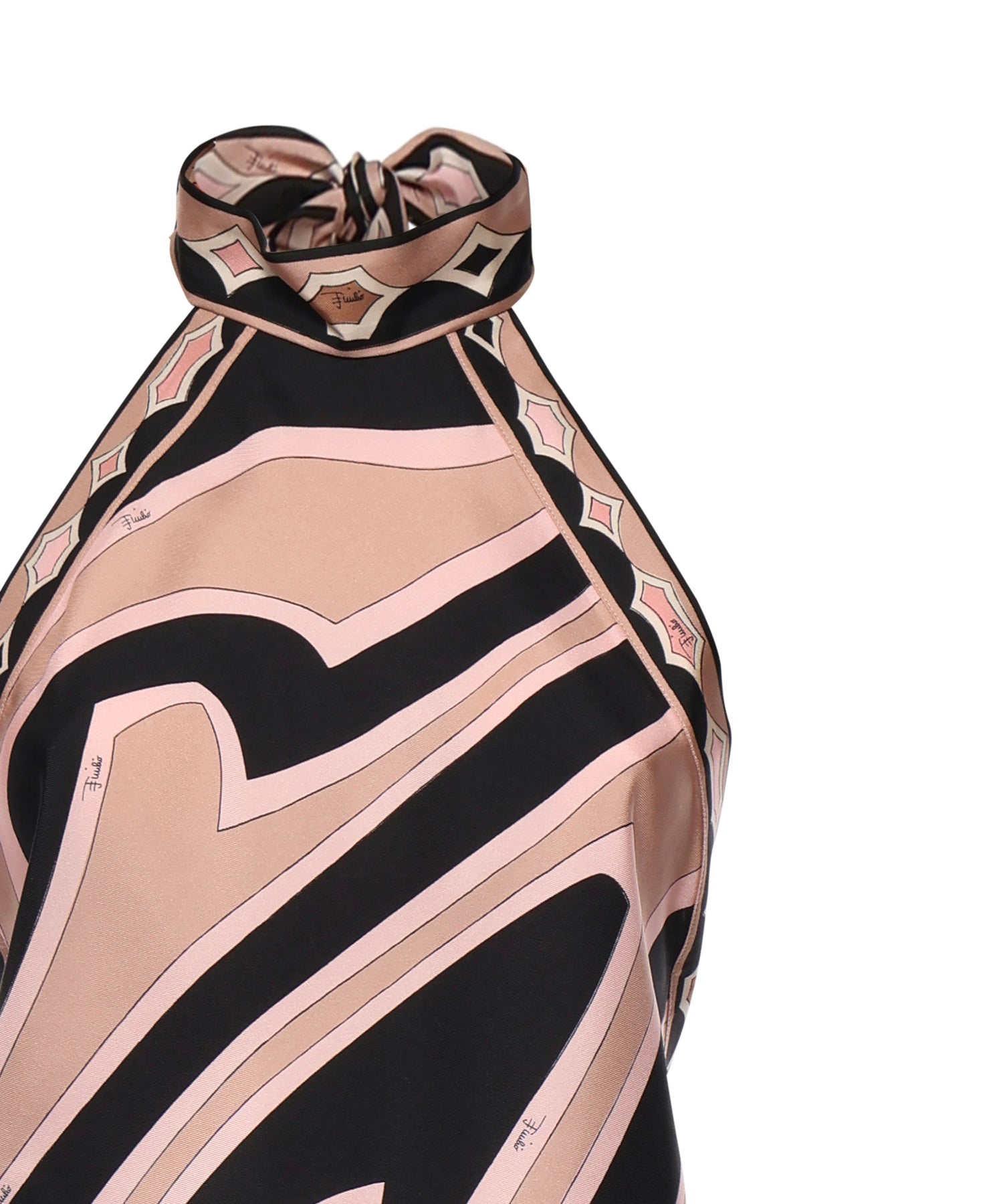 Abito in seta stampa Labirinto 6HRH05 6H752031 PUCCI 