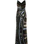 Abito in raso stampa Soleil 6HRI10 6H888064 PUCCI 