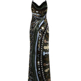 Abito in raso stampa Soleil 6HRI10 6H888064 PUCCI 
