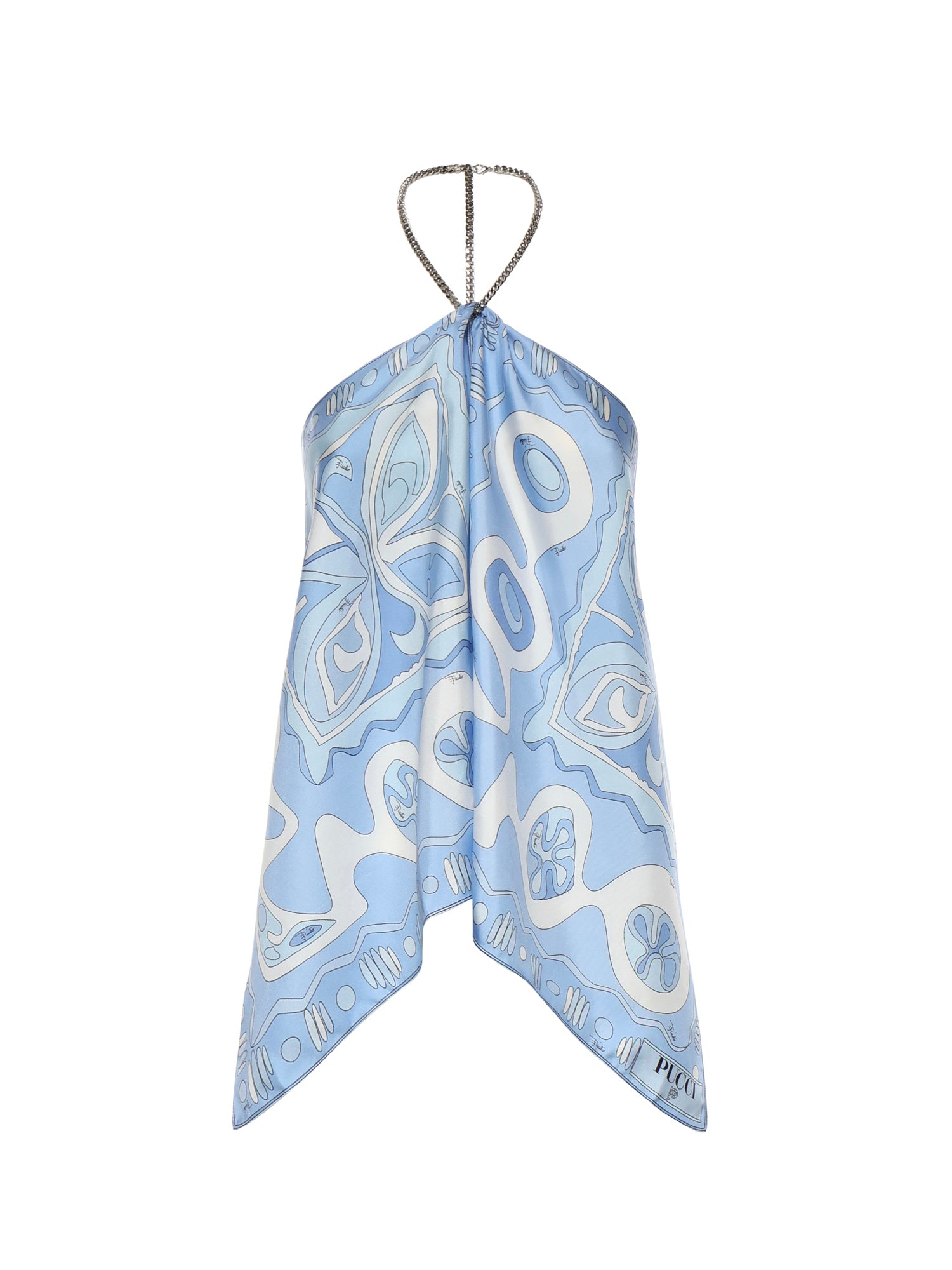 Top in seta stampa Angoli 6HRM30 6H890P59 PUCCI 