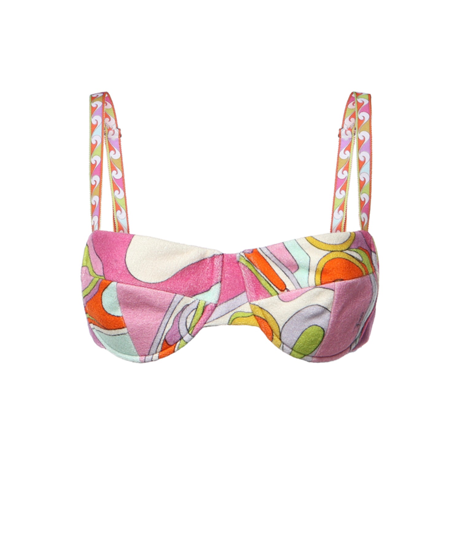 Top in spugna con stampa Orchidee 6HRM45 6H839027 PUCCI 
