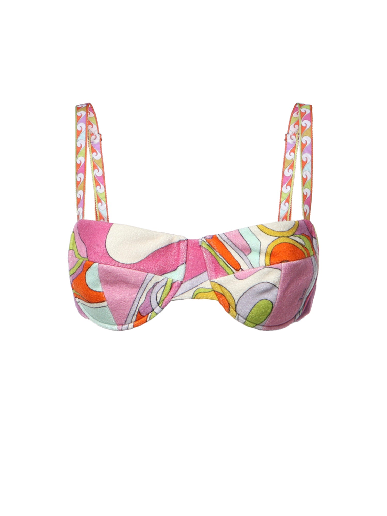 Top in spugna con stampa Orchidee 6HRM45 6H839027 PUCCI 