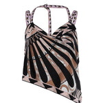 Top foulard in seta con stampa Soleil 6HRM47 6H854063 PUCCI 
