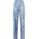 Pantaloni in seta stampa Marmo 6HRT12 6H761005 PUCCI 