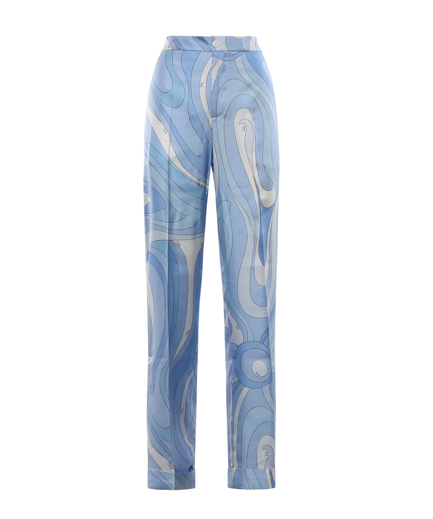 Pantaloni in seta stampa Marmo 6HRT12 6H761005 PUCCI 