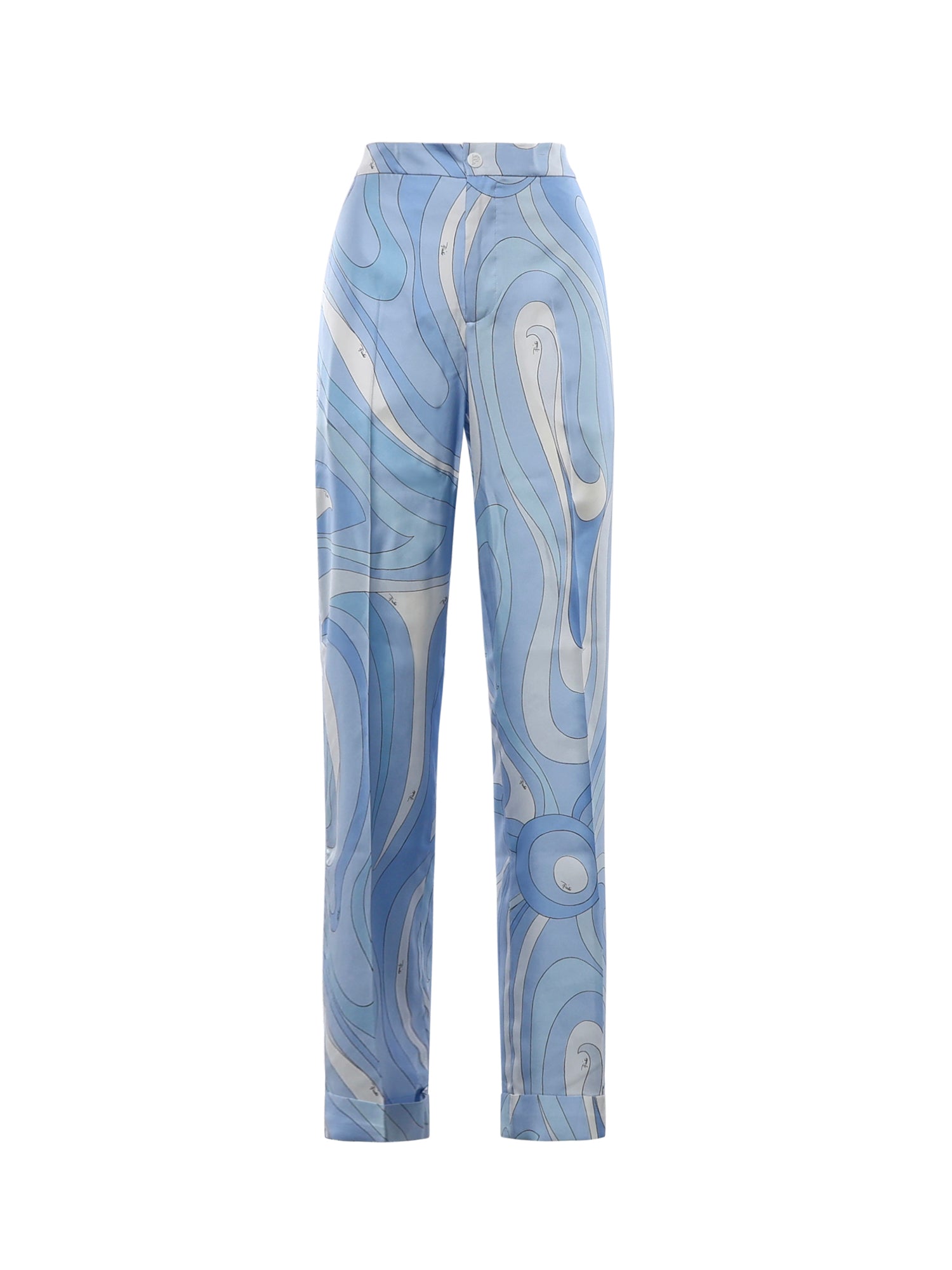 Pantaloni in seta stampa Marmo 6HRT12 6H761005 PUCCI 