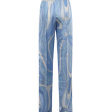 Pantaloni in seta stampa Marmo 6HRT12 6H761005 PUCCI 