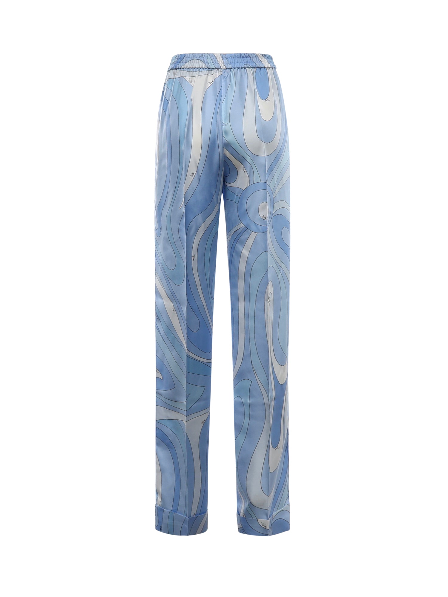 Pantaloni in seta stampa Marmo 6HRT12 6H761005 PUCCI 