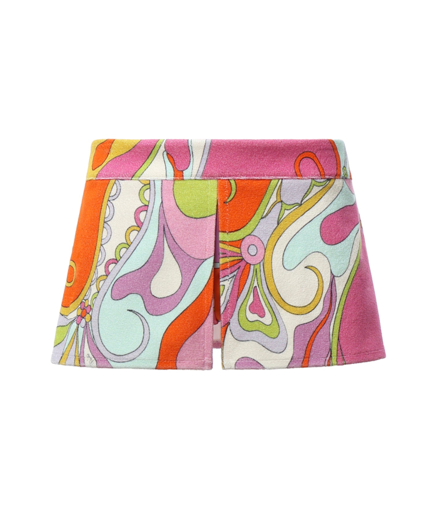 Shorts in spugna con stampa Orchidee 6HRU01 6H991P44 PUCCI 