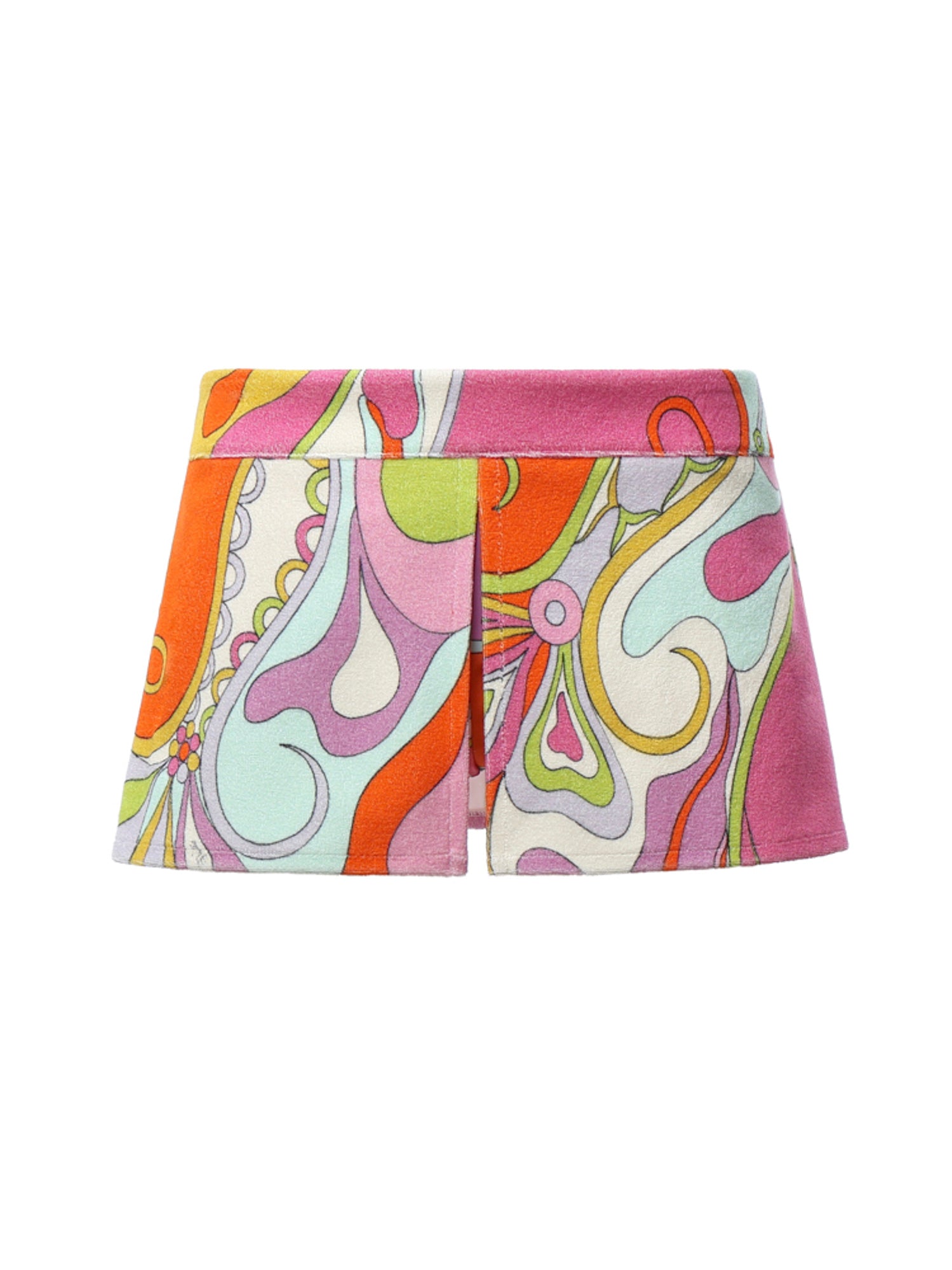 Shorts in spugna con stampa Orchidee 6HRU01 6H991P44 PUCCI 