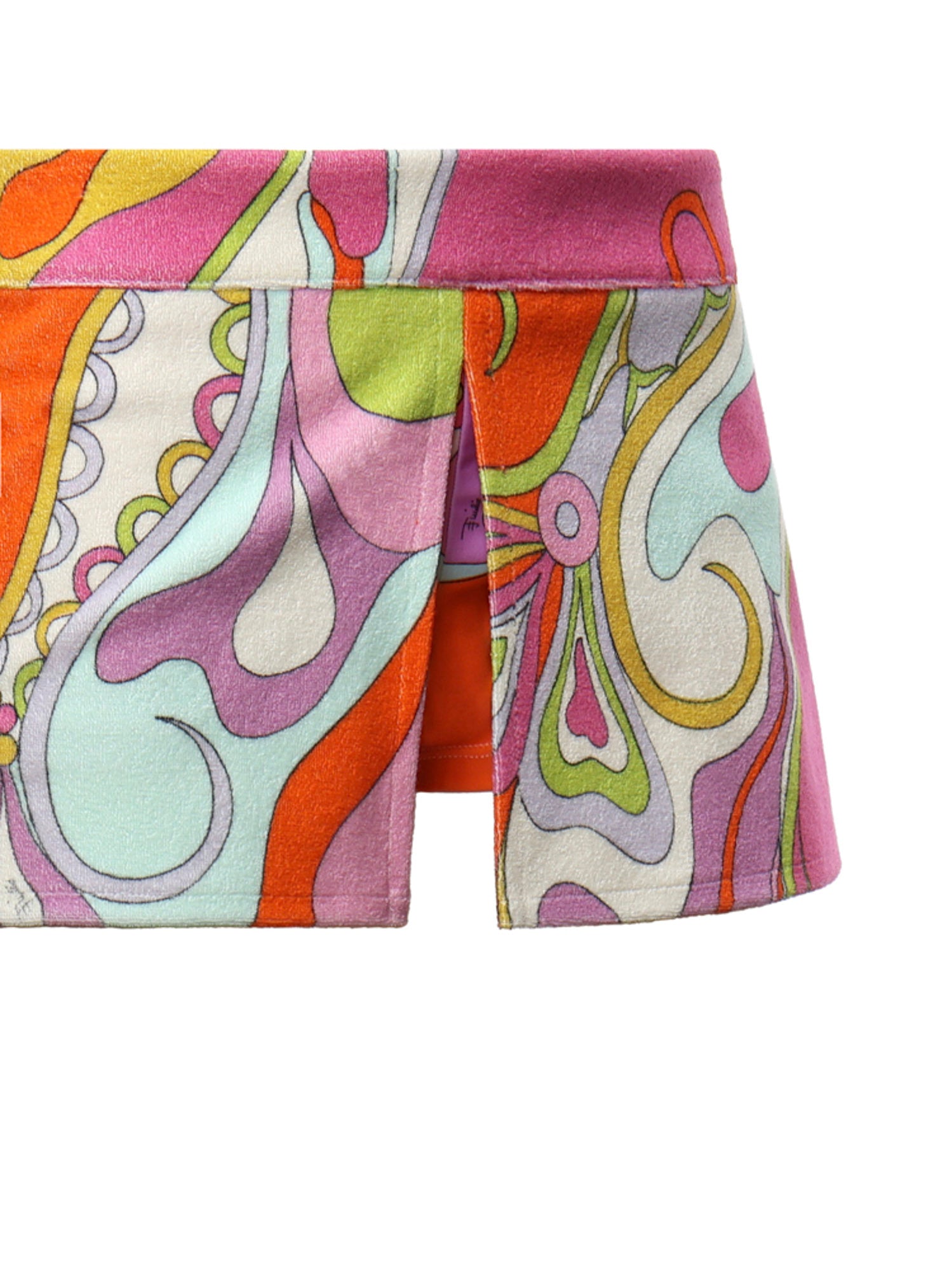 Shorts in spugna con stampa Orchidee 6HRU01 6H991P44 PUCCI 