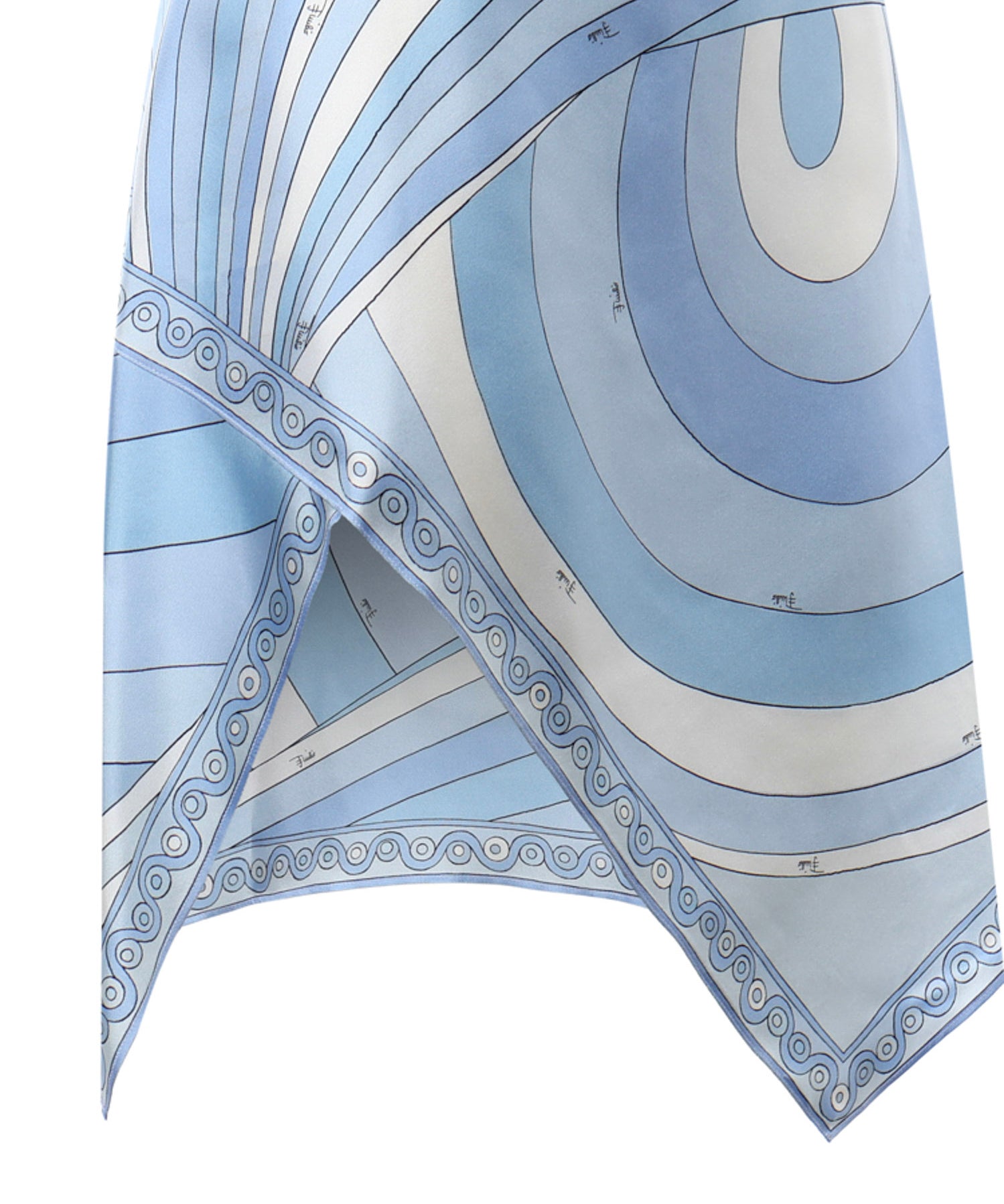 Gonna foulard in seta con stampa Iride 6HRV87 6H756012 PUCCI 
