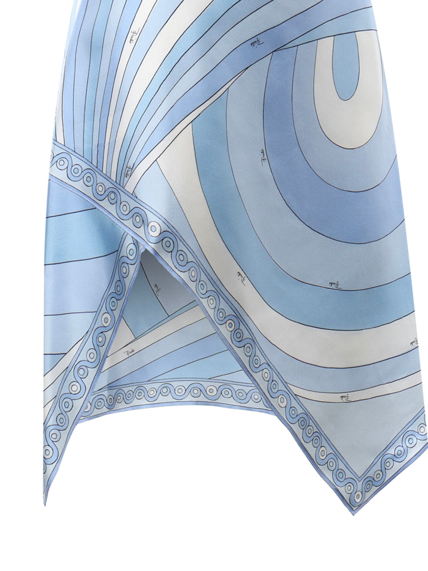 Gonna foulard in seta con stampa Iride 6HRV87 6H756012 PUCCI 