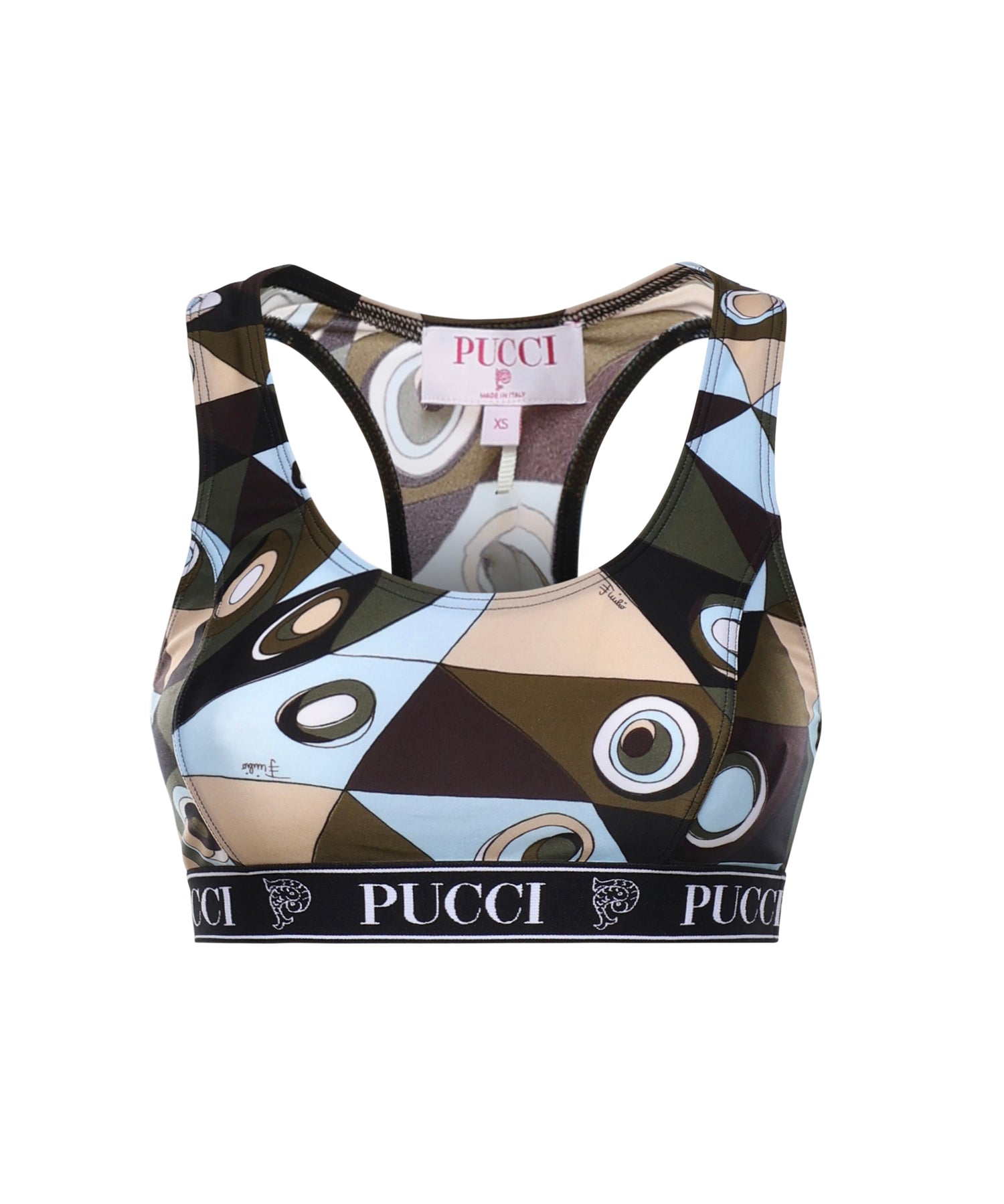 Top in lycra stampa Occhi 6HTP57 6H865P18 PUCCI 