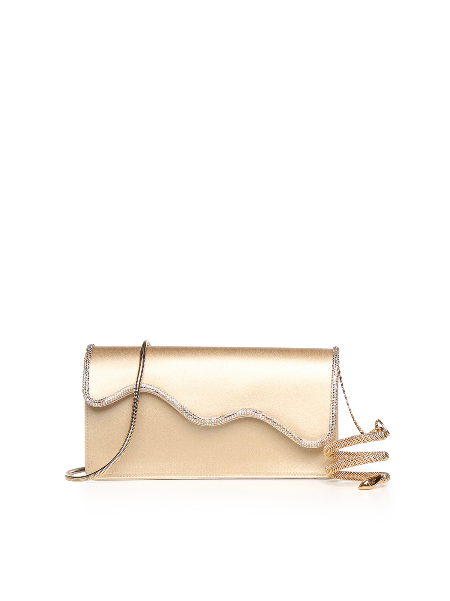 Clutch Onda con cristalli B01480 R001V104 RENÉ CAOVILLA 