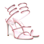 Sandali Cleo in raso con strass C12538 105R001V948 RENÉ CAOVILLA 