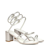 Sandali Cleo in raso con strass C12798 060RN01V232 RENÉ CAOVILLA 