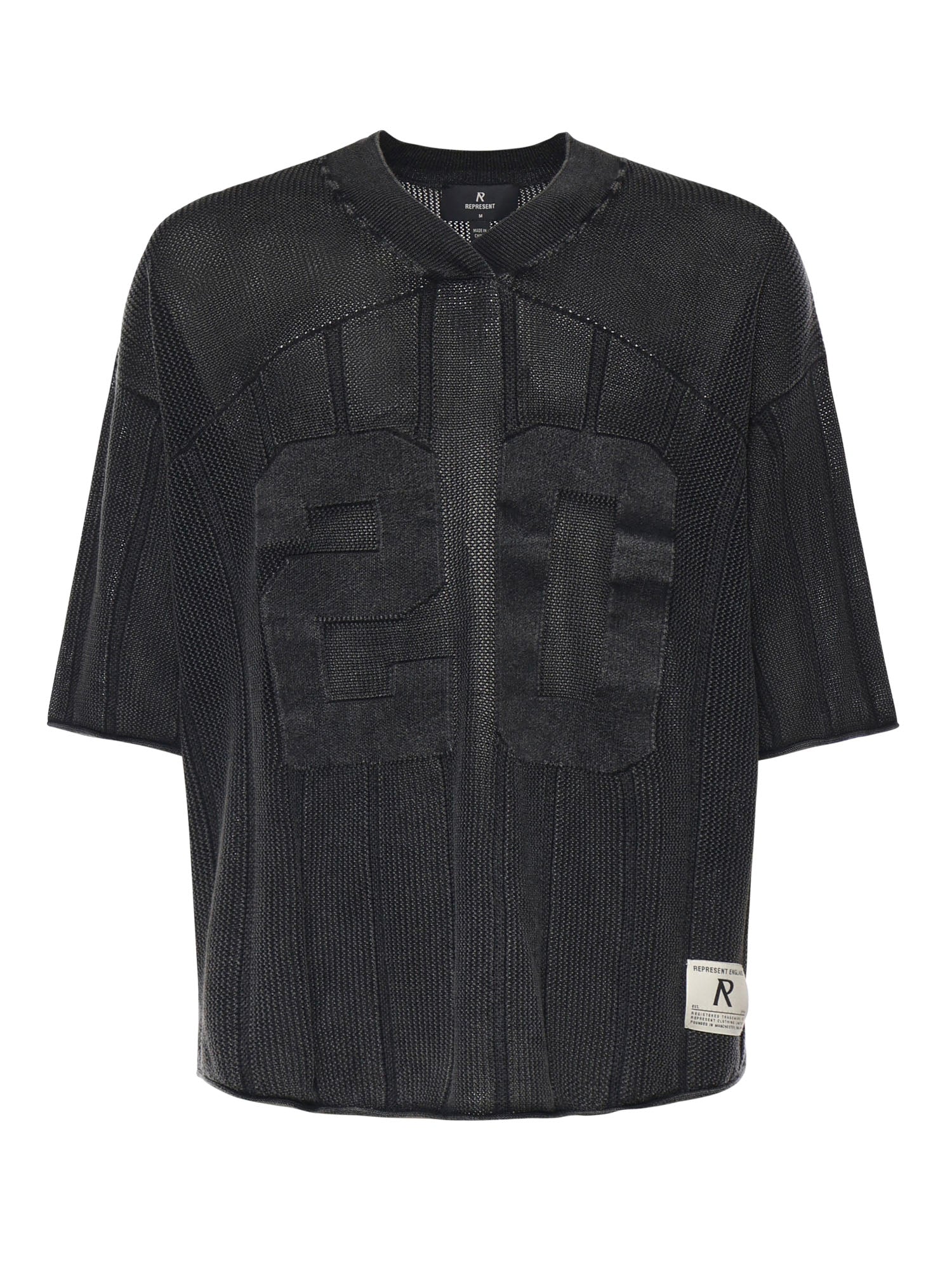 T-shirt Varsity in maglia di cotone MLM100533 47 REPRESENT 