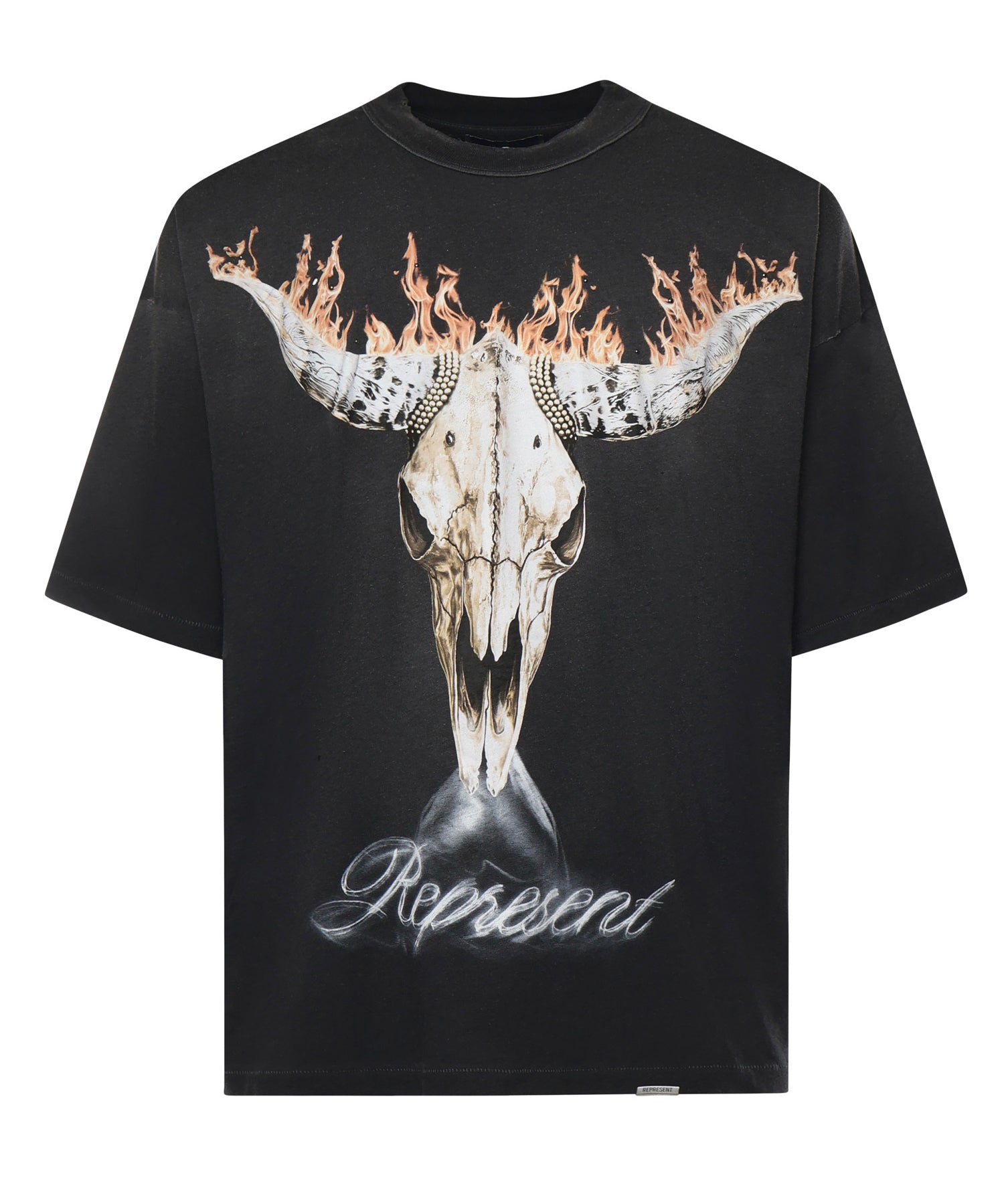 T-shirt British Cowboys con stampa MLM100592 04 REPRESENT 