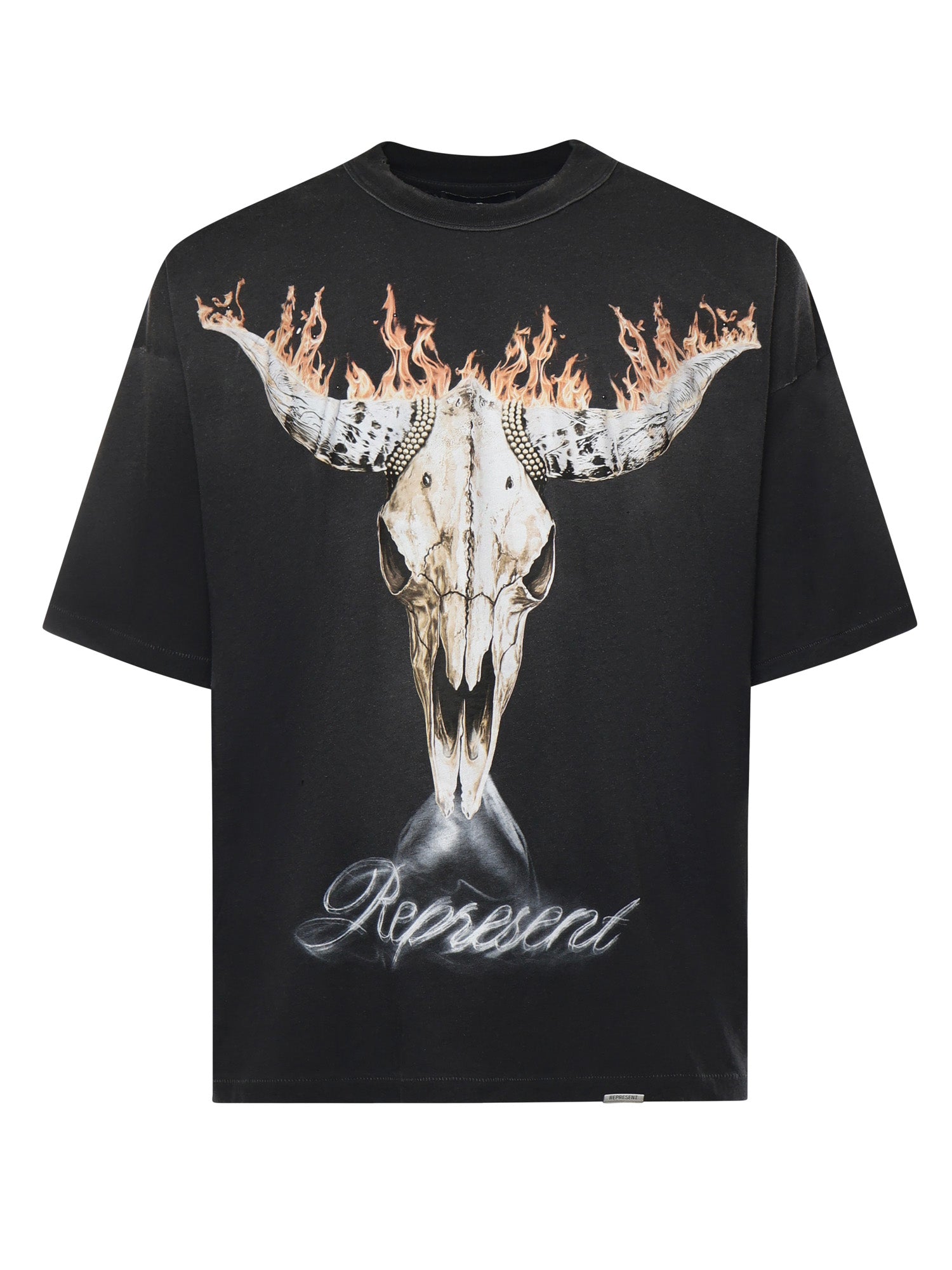 T-shirt British Cowboys con stampa MLM100592 04 REPRESENT 