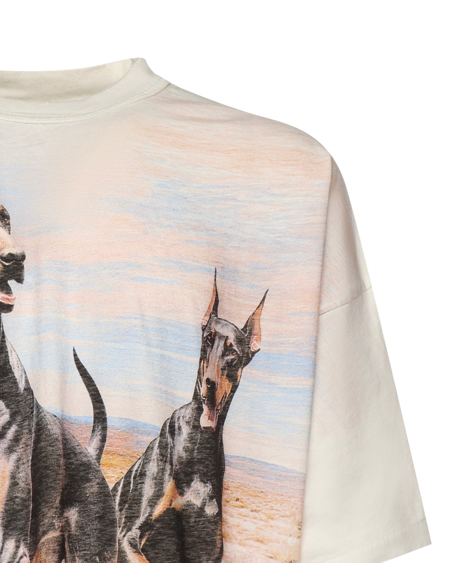 T-shirt Western Dobermans con stampa MLM100665 72 REPRESENT 