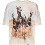 T-shirt Western Dobermans con stampa MLM100665 72 REPRESENT 