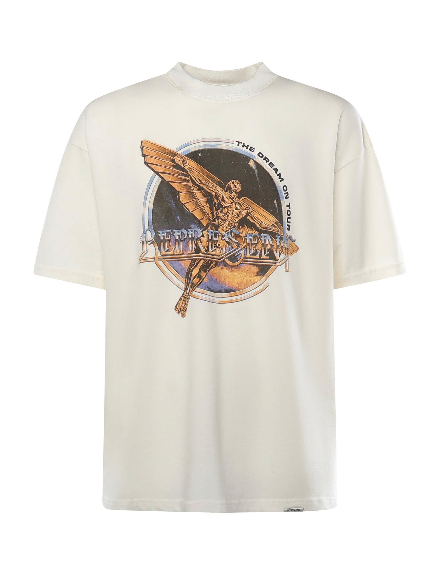 T-shirt Golden Tour in cotone<BR/> MLM100823 72 REPRESENT 