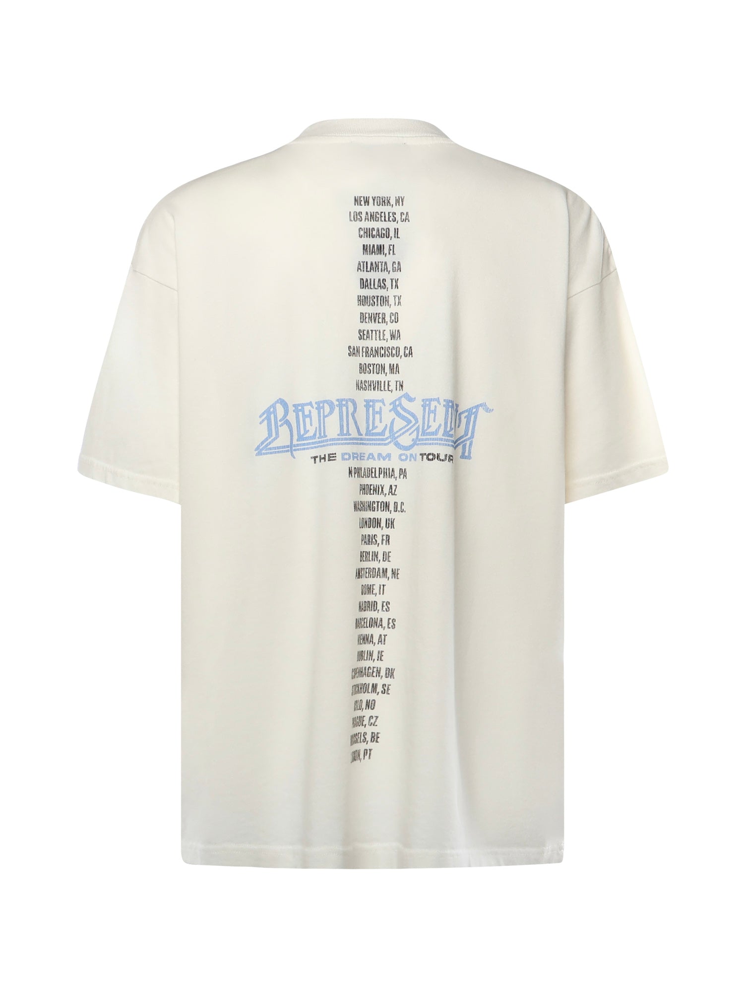 T-shirt Golden Tour in cotone<BR/> MLM100823 72 REPRESENT 