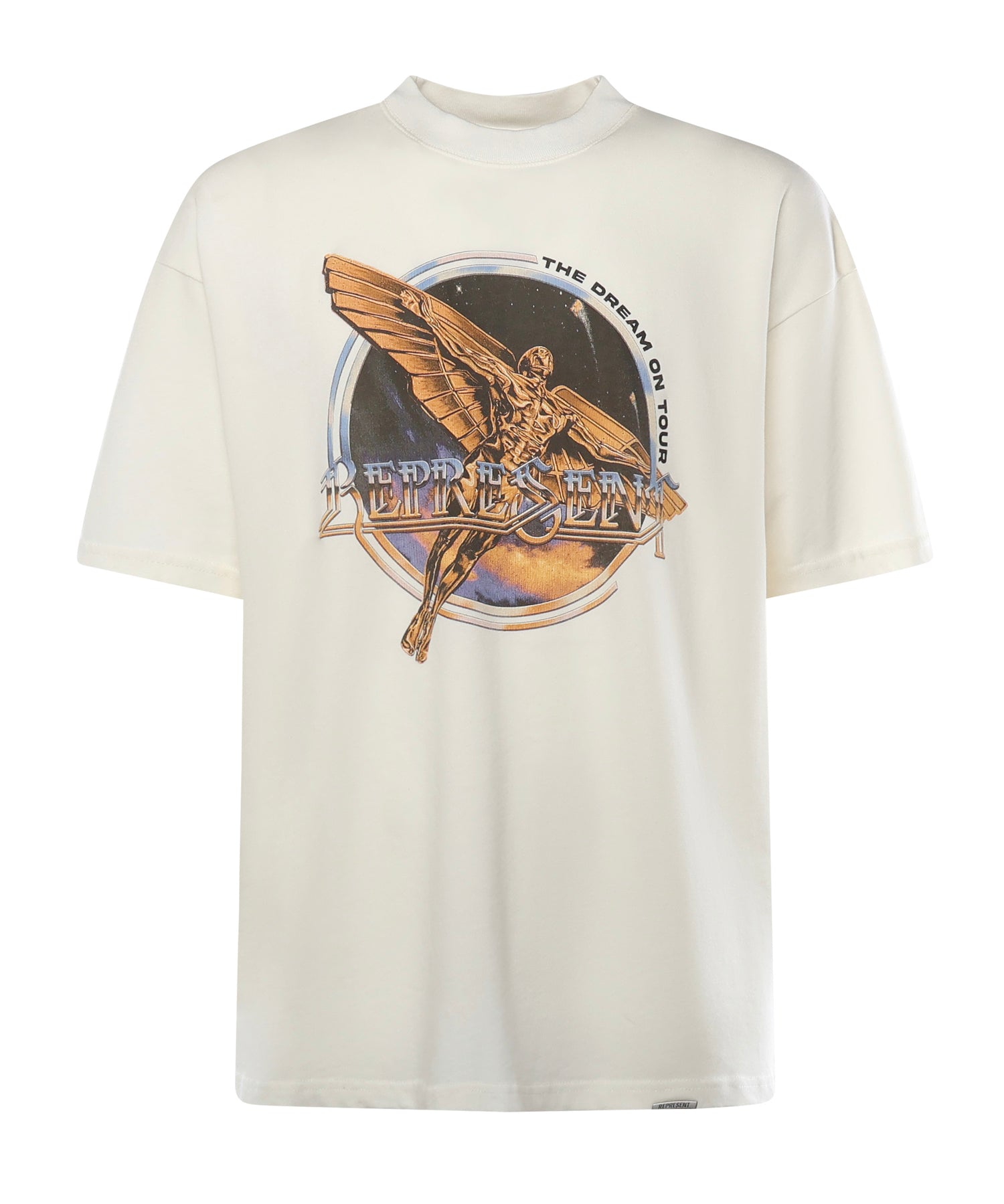 T-shirt Golden Tour in cotone<BR/> MLM100823 72 REPRESENT 