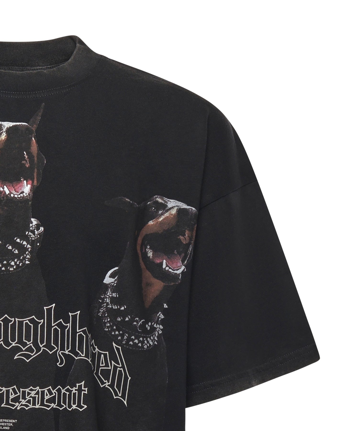T-shirt Thoroughbred in cotone MLM41135 003 REPRESENT 