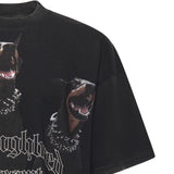 T-shirt Thoroughbred in cotone MLM41135 003 REPRESENT 